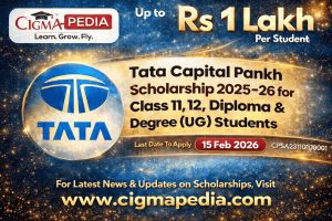 Tata Capital Pankh Scholarship 2025-26 for Class 11, 12, Diploma, ITI