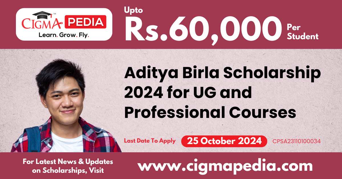 Aditya Birla Scholarship 2024 for UG and Professional Courses