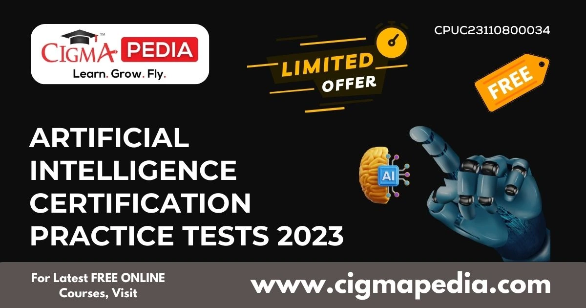 Artificial Intelligence Certification Practice tests 2023 CIGMA Pedia