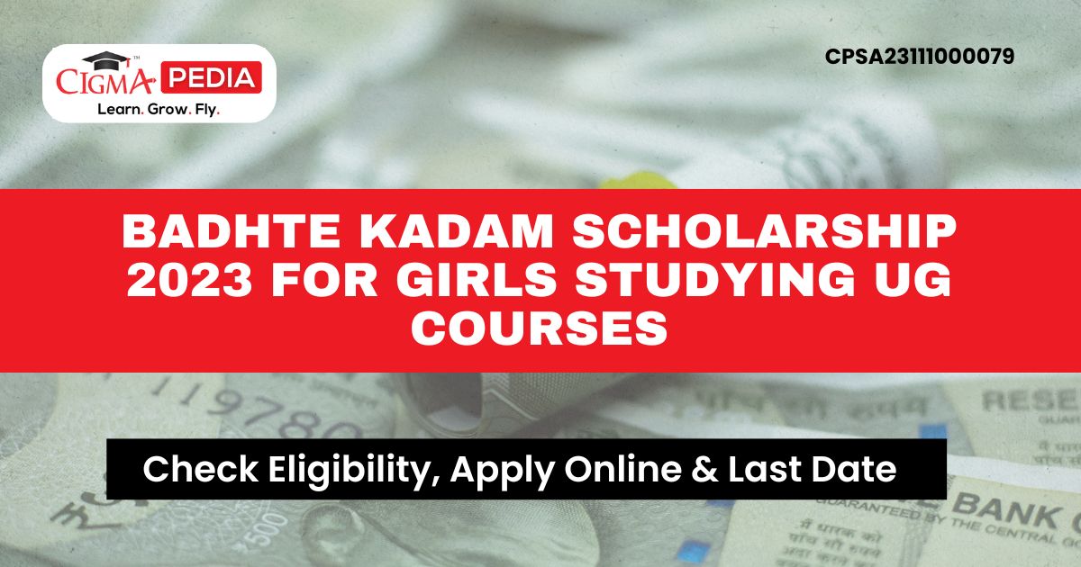 Badhte Kadam Scholarship 2023 for Girls Studying UG Courses-2