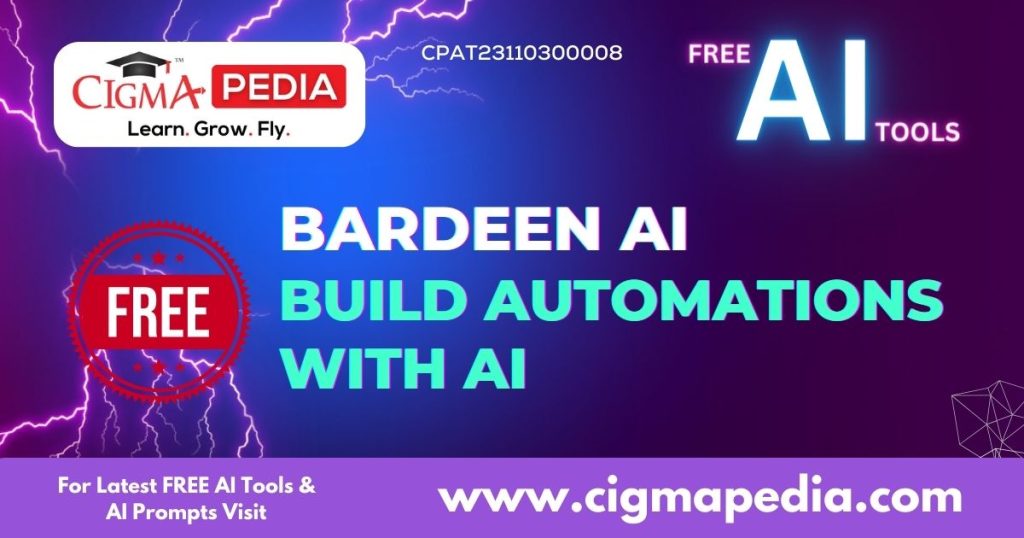Bardeen AI Build Automations with AI