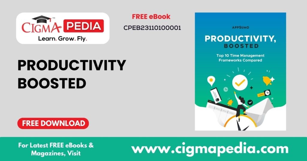 CIGMA's Free eBook Gem 2023 Productivity Boosted