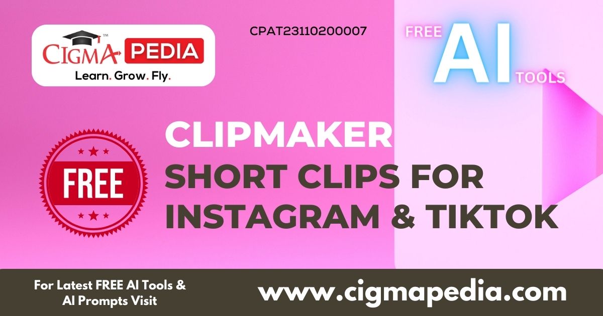 ClipMaker 2023 Free AI Tool for Growing Your TikTok and Instagram