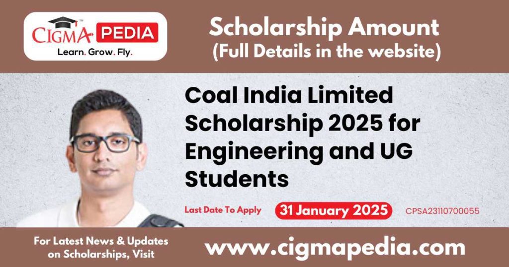 Coal India Limited Scholarship