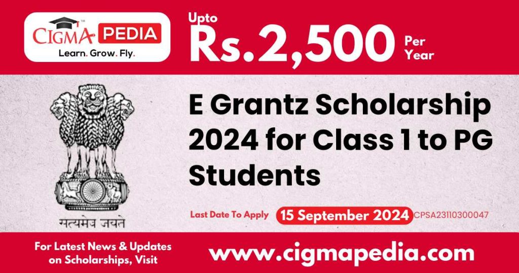 E Grantz Scholarship