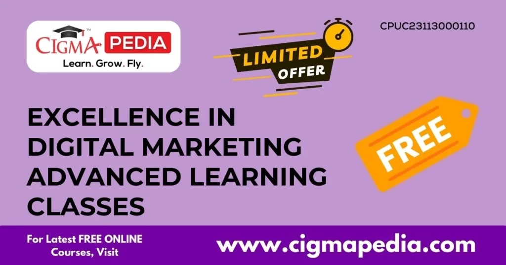 Excellence in Digital Marketing Advanced Learning Classes