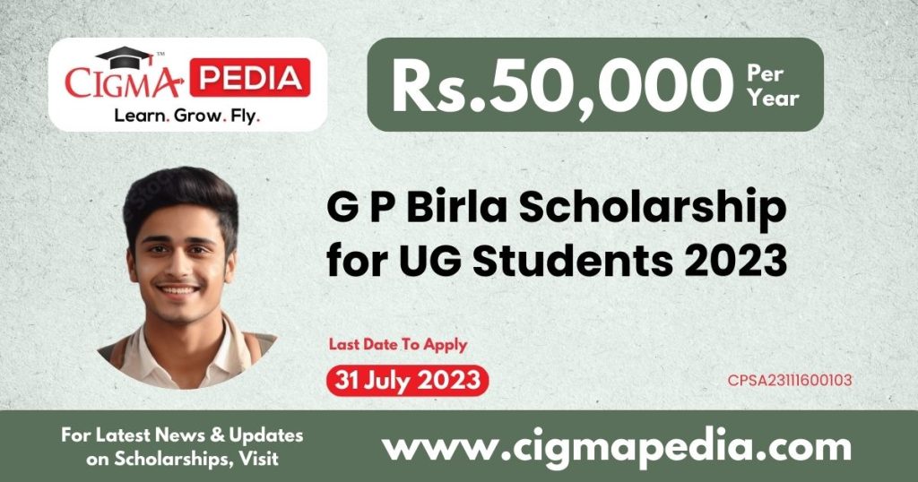 GP Birla Scholarship