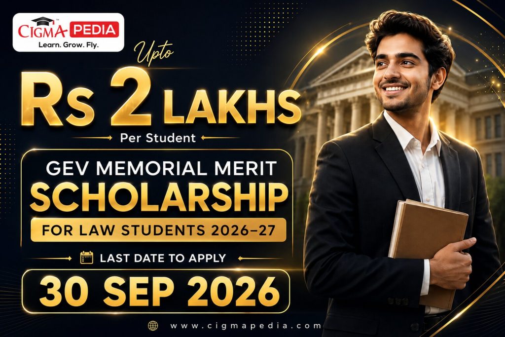 GEV Memorial Merit Scholarship