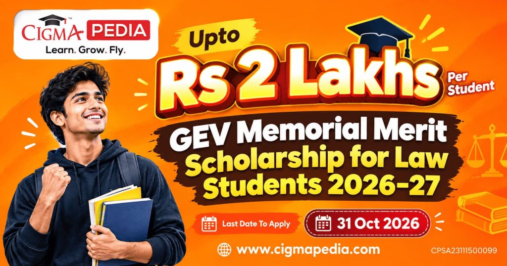 GEV Memorial Merit Scholarship