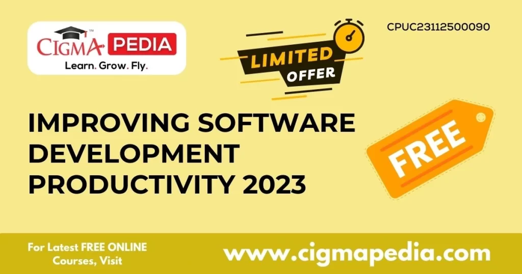 Improving software development productivity 2023