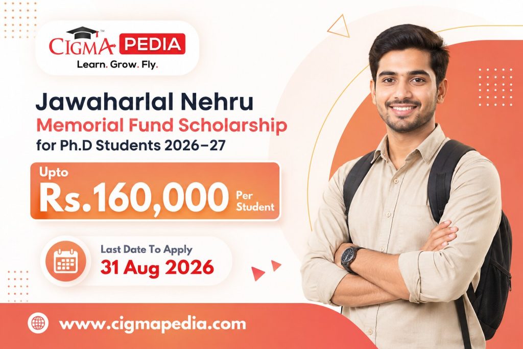 Jawaharlal Nehru Memorial Fund Scholarship