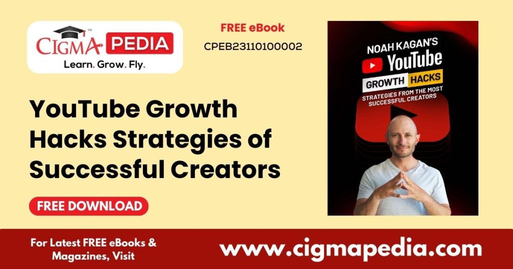 Master the Art of YouTube Success 2023 with CIGMA's Free eBook of the Day!