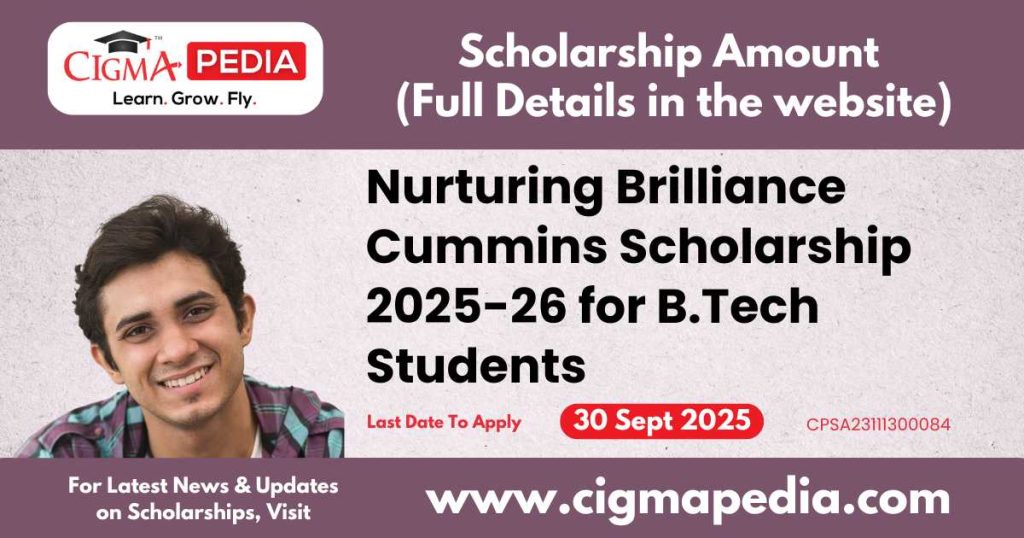 Nurturing Brilliance Cummins Scholarship
