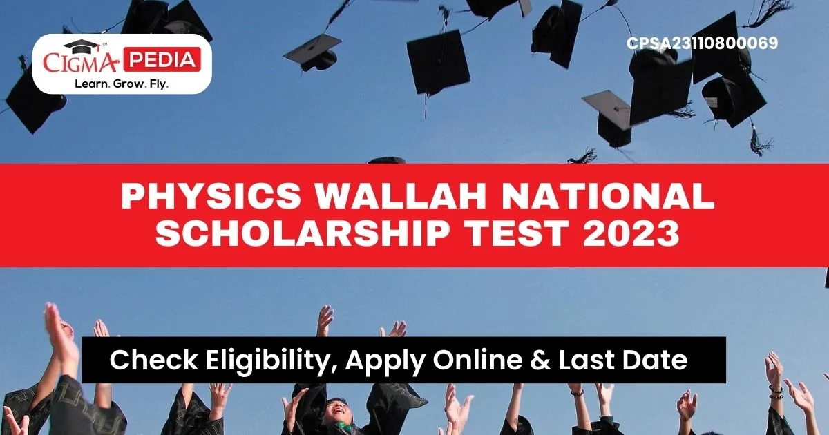 Physics Wallah PW Scholarship Test 2023