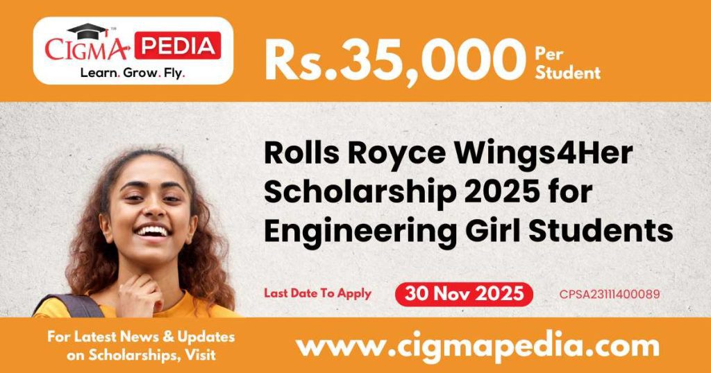 Rolls Royce Wings4Her Scholarship
