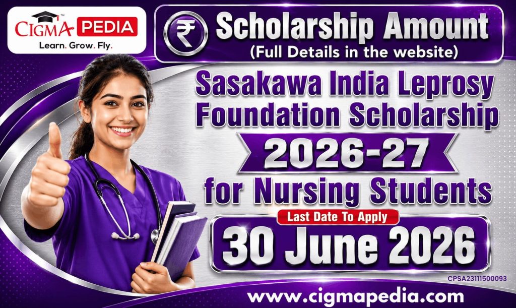 Sasakawa India Leprosy Foundation Scholarship