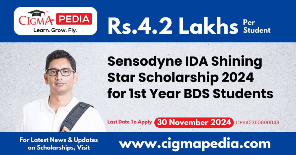 Sensodyne IDA Shining Star Scholarship