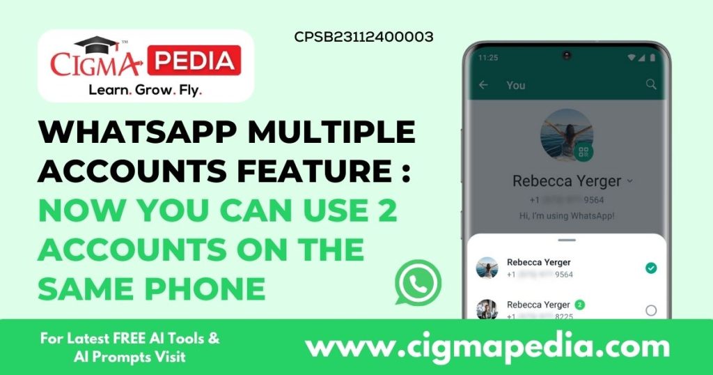 WhatsApp Multiple Accounts Feature Launched! Now you can use 2 accounts on the same phone; here's how