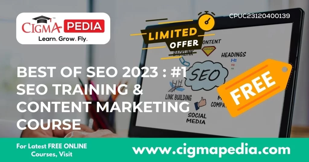 Best of SEO 2023 #1 SEO Training & Content Marketing Course