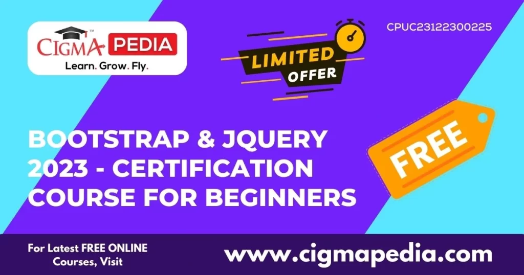 Bootstrap & jQuery 2023 - Certification Course for Beginners