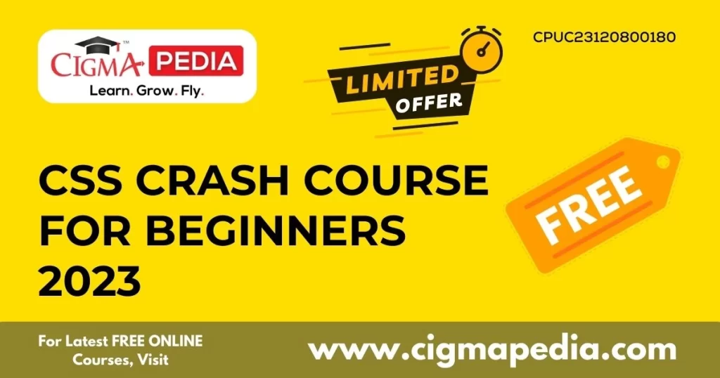 CSS Crash Course For Beginners 2023