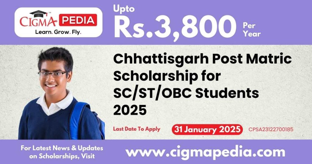 Chhattisgarh Post Matric Scholarship