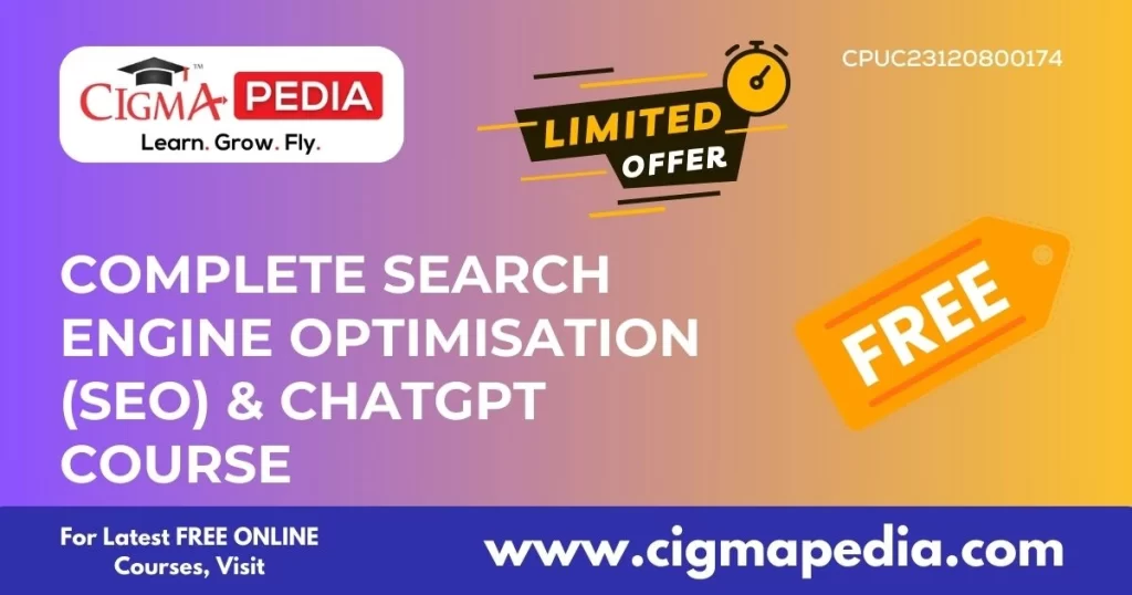 Complete Search Engine Optimisation (SEO) & ChatGPT Course