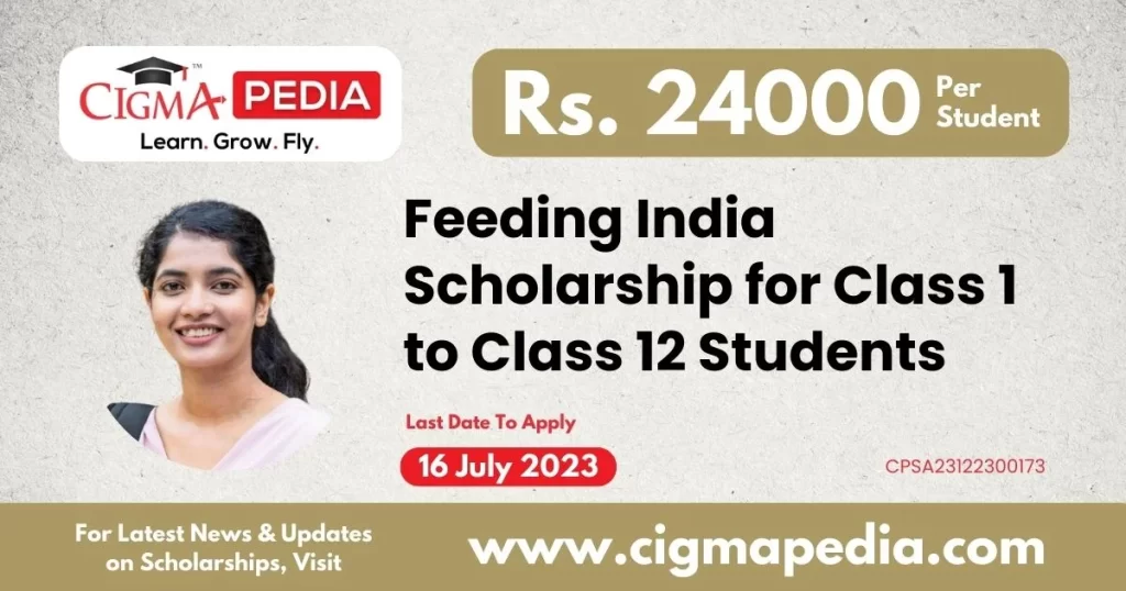 Feeding India Scholarship