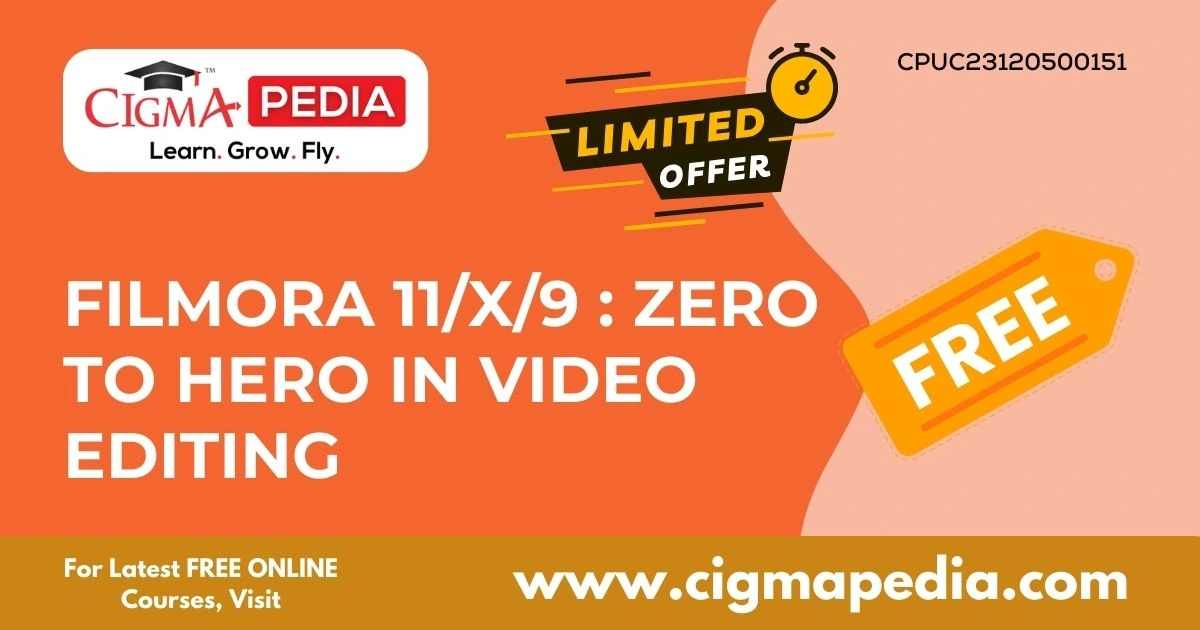 Filmora 11/X/9 Zero to Hero in Video Editing (Free Udemy Course