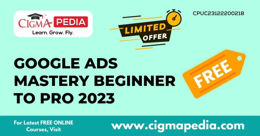 Google Ads Mastery Beginner To Pro 2023