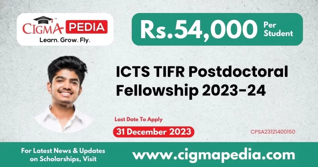 ICTS TIFR Postdoctoral Fellowship