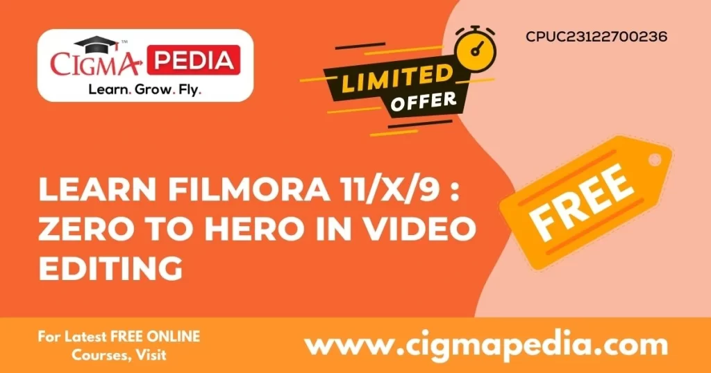 Learn Filmora 11X9 Zero to Hero in Video Editing