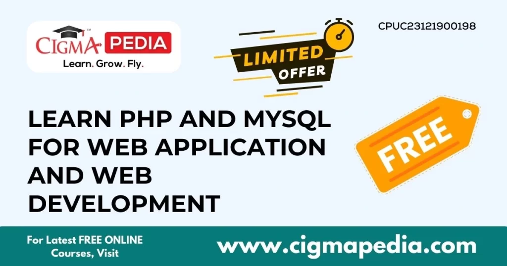 Learn PHP and MySQL for Web Application and Web Development