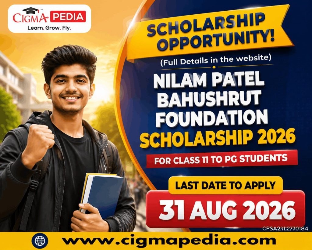 Nilam Patel Bahushrut Foundation Scholarship