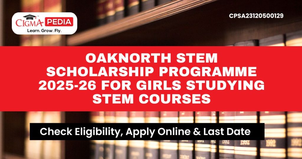 OakNorth STEM Scholarship Programme