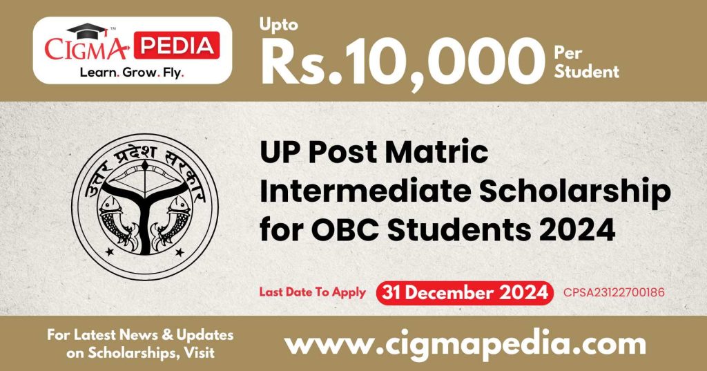 UP Post Matric Intermediate Scholarship