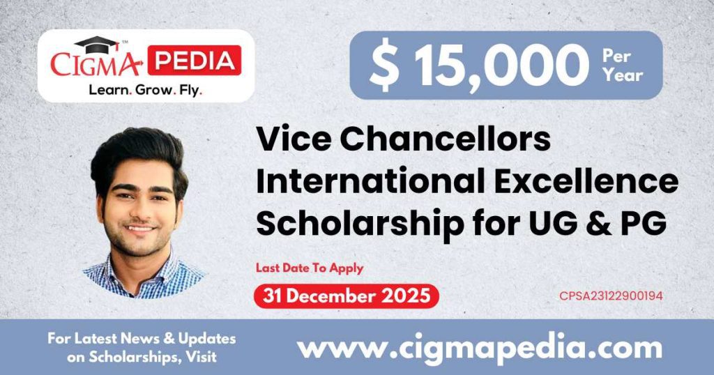 Vice Chancellors International Excellence Scholarship