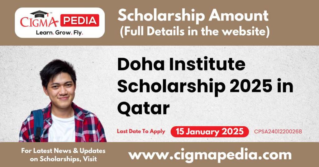 Doha Institute Scholarship