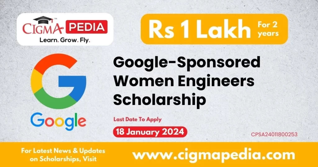 Google-Sponsored Women Engineers Scholarship by TalentSprint 2024