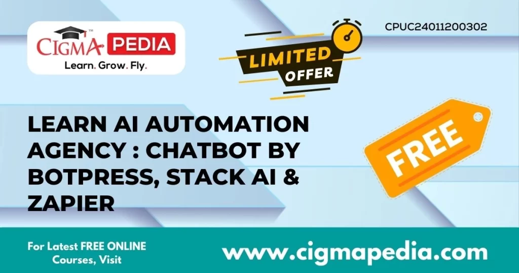 Learn AI Automation Agency ChatBot by Botpress, Stack AI & Zapier