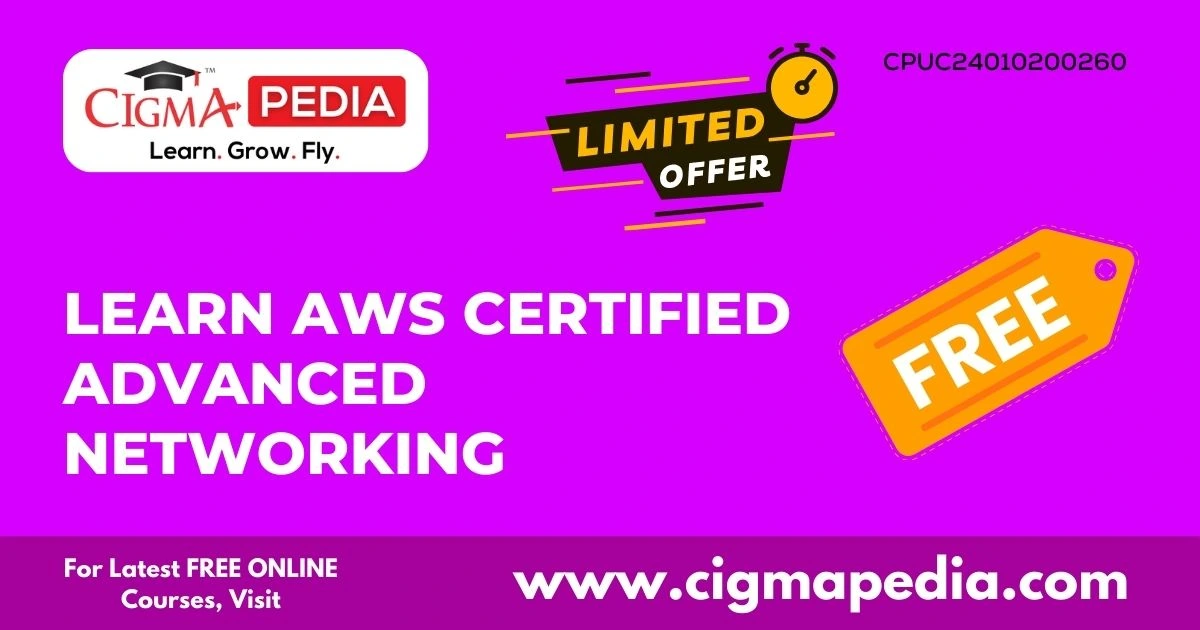 Learn AWS Certified Advanced Networking (Free Udemy Course) CIGMA Pedia