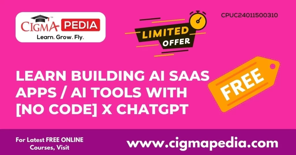 Learn Building AI Saas Apps AI Tools with [No Code] x ChatGPT