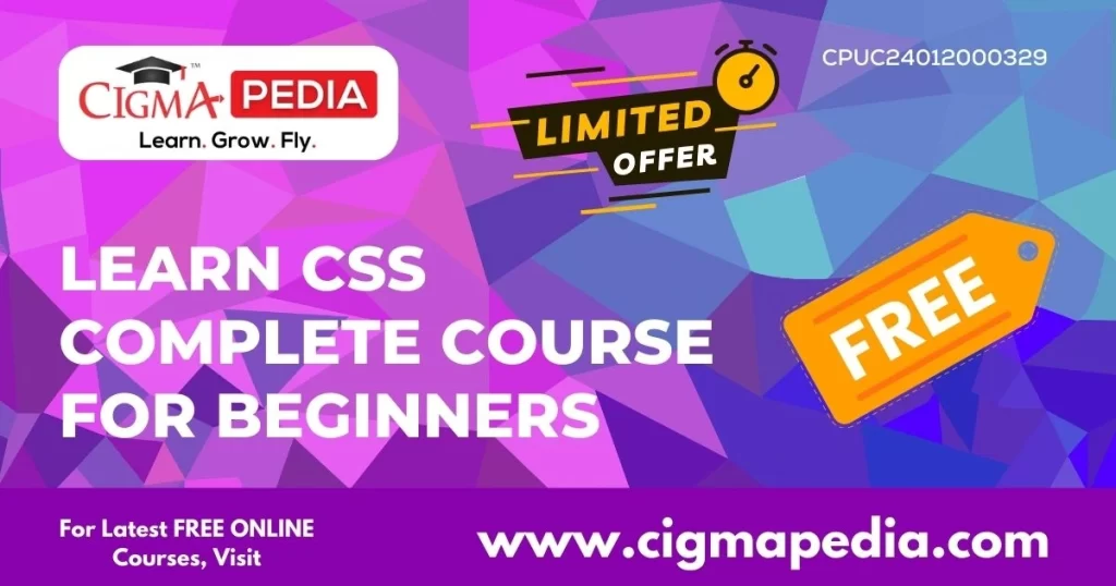 Learn CSS Complete Course For Beginners