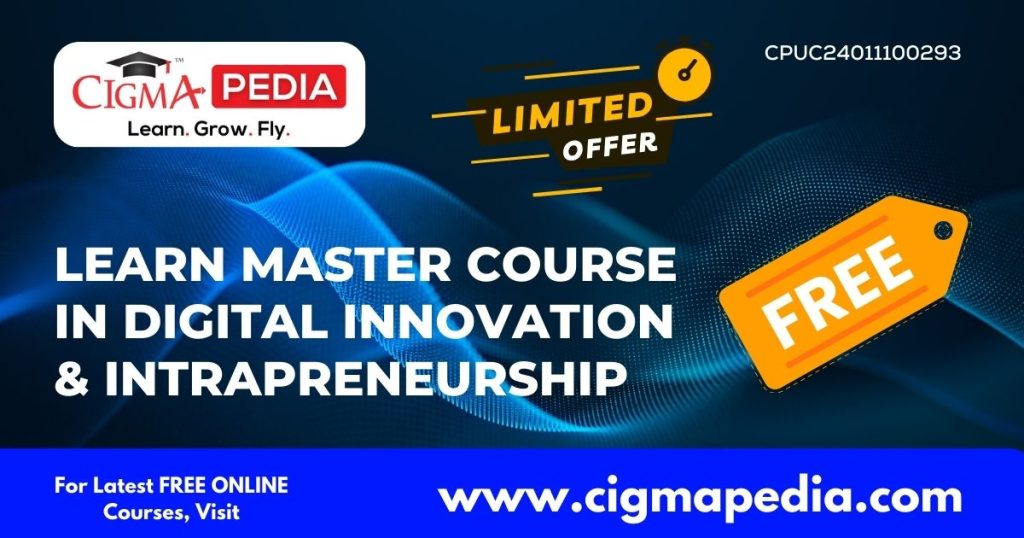 Learn Master Course in Digital Innovation & Intrapreneurship