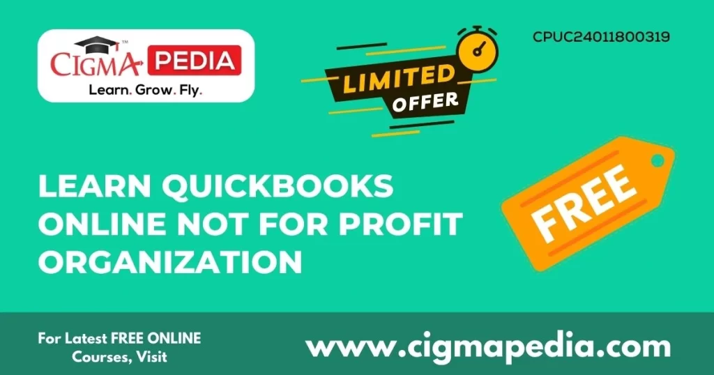 Learn QuickBooks Online Not for Profit Organization