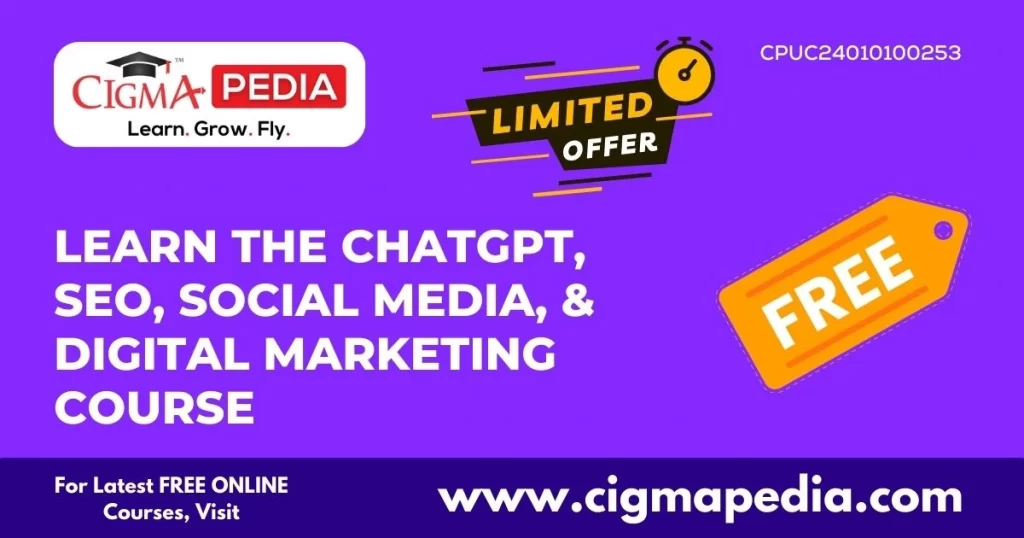 Learn The ChatGPT, SEO, Social Media, & Digital Marketing Course