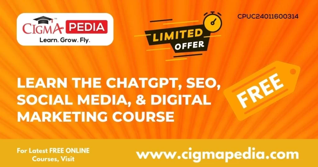 Learn The ChatGPT, SEO, Social Media, & Digital Marketing Course