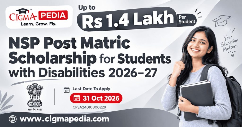 NSP Post Matric Scholarship for Students with Disabilities