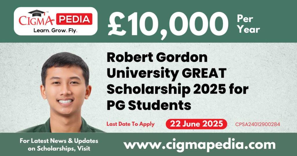 Robert Gordon University GREAT Scholarship