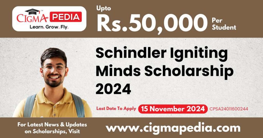 Schindler Igniting Minds Scholarship